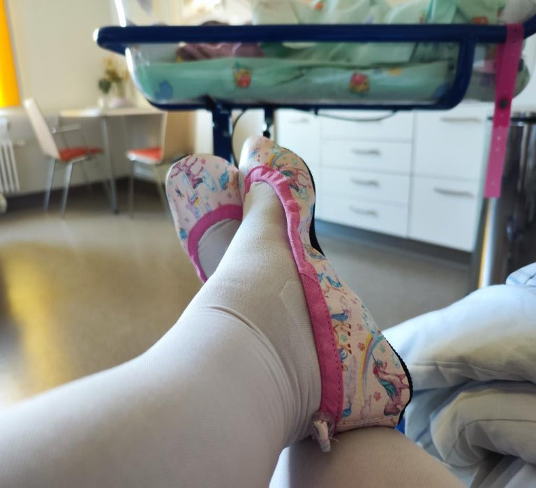 MajestiBallerina Ballettschuhe Paula mit Motiv Einhorn unicorn