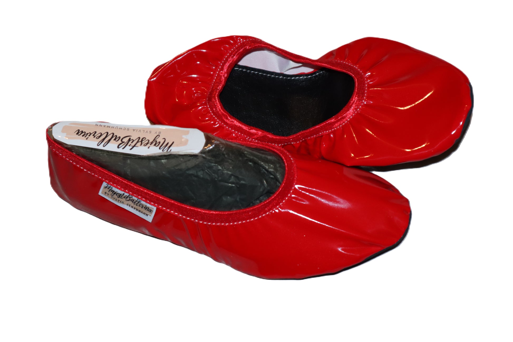 MajestiBallerina Celia 22-3444 Latex biElastic imitat Federleicht Reisehausschuhe