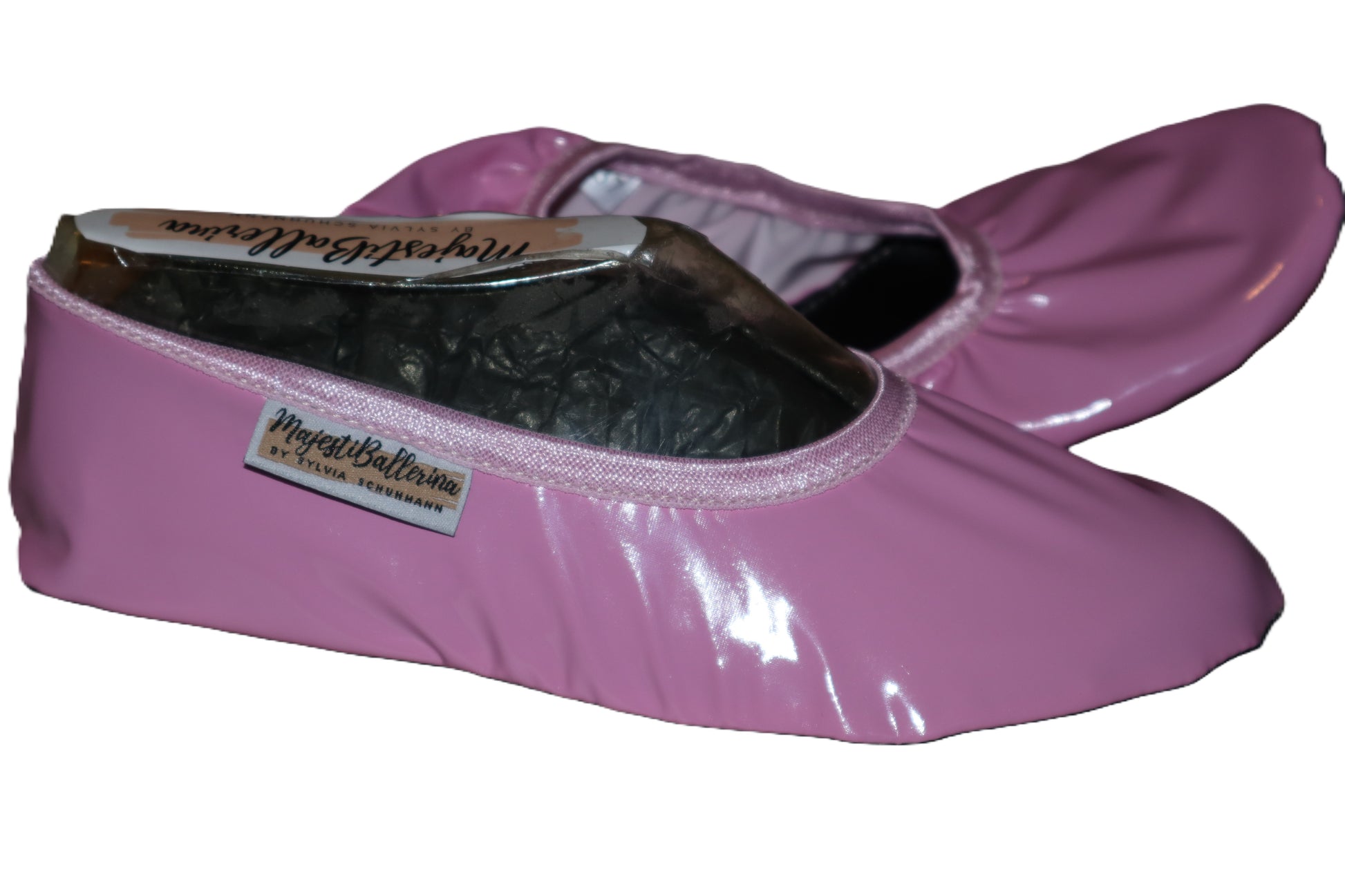 MajestiBallerina Celia 22-3444 Latex biElastic imitat Federleicht Reisehausschuhe