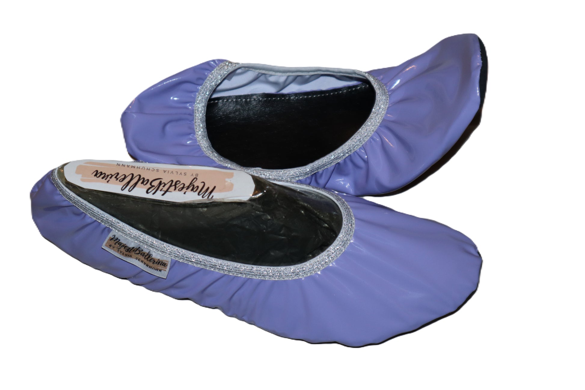 MajestiBallerina Celia 22-3444 Latex biElastic imitat Federleicht Reisehausschuhe