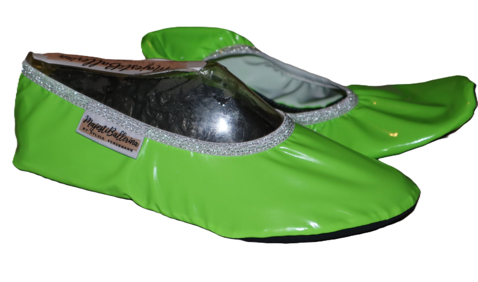 MajestiBallerina Celia 22-3444 Latex biElastic imitat Federleicht Reisehausschuhe