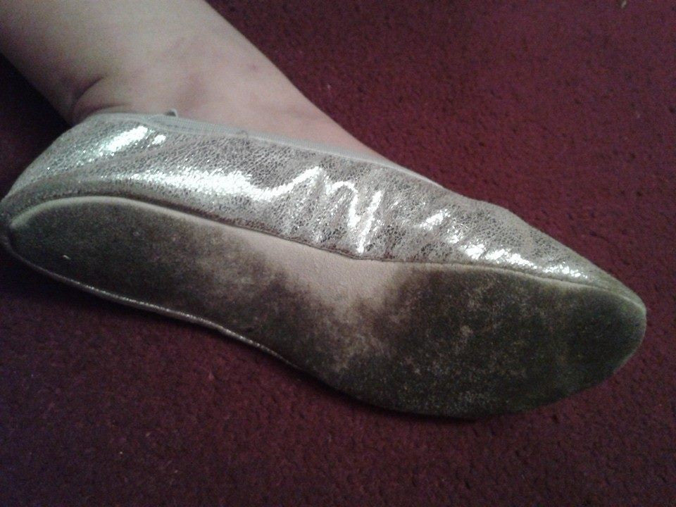 MajestiBallerina Bauchtanzschuhe golden Shimmery Gymnastikschuhe