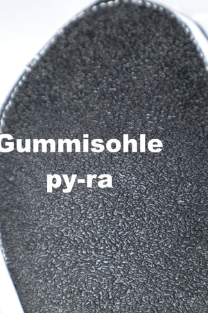 MajestiBallerina Ossi Turnschuhe mit neuartiger schwarzer Gummisohle