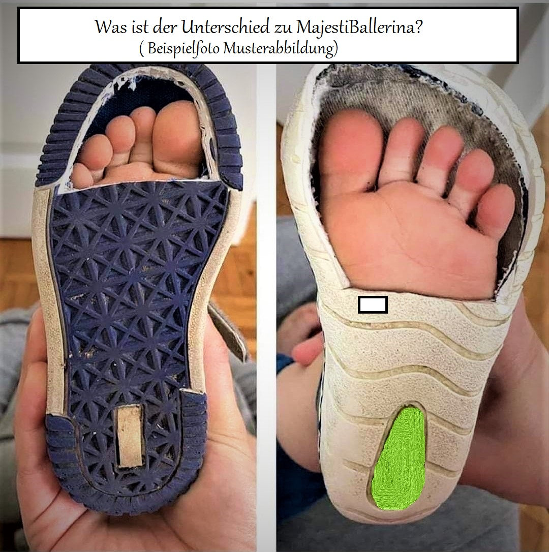 MajestiBallerina eco Gymnastikschuhe basic Kunstleder Turnschläppchen