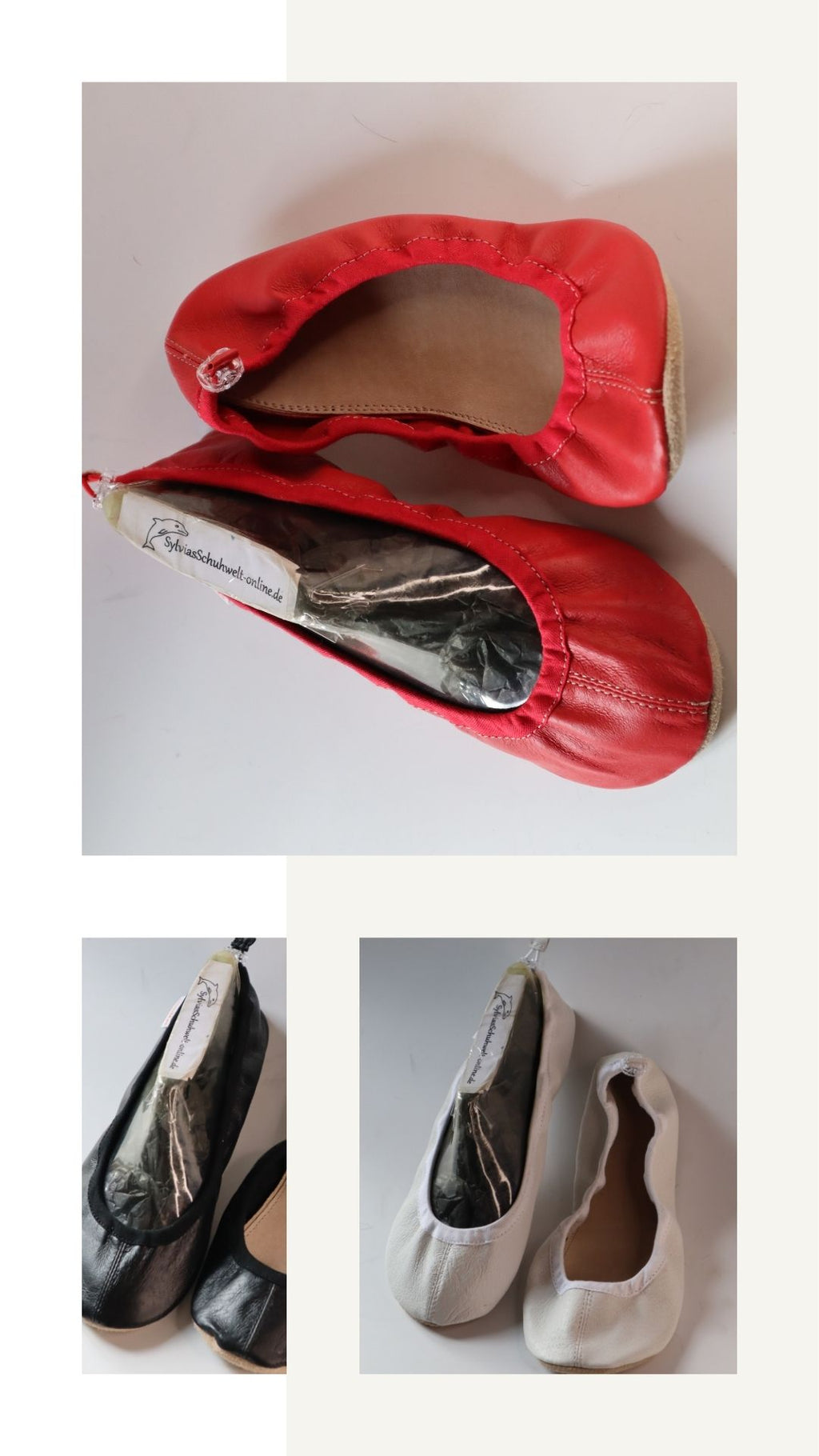 Ballettschuhe MajestiBallerina Tanyastyle 22-1711  rot weiß schwarz EU28 bis 48