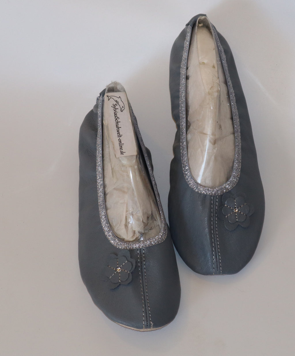 MajestiBallerina Reisehausschuhe Gymnastikschuhe Ballerina 2021 grey Flower